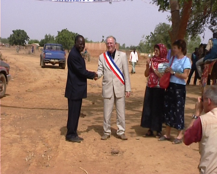 accueil du maire de MTV à Nasséré